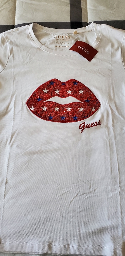 White Guess Top